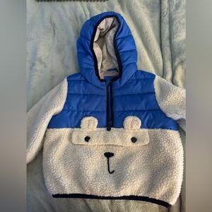 Baby Gap 6-12m Fleece Bear Coat